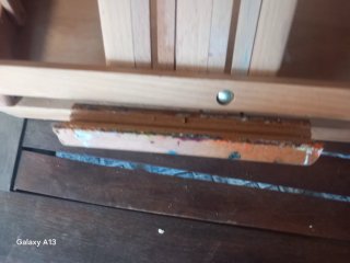 Cavalletto da tavolo con cassetto