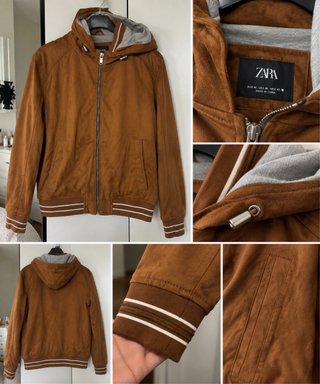 Chaqueta Zara Marrón con Capucha