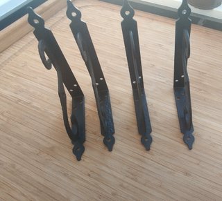 Set de 4 Escuadras de Forja para Baldas