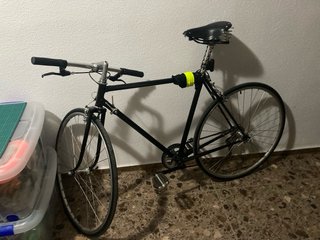 Bicicleta Antigua Restaurada Negra