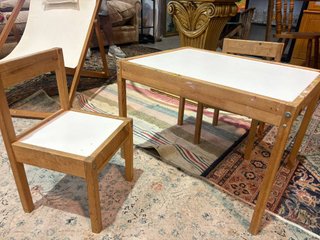CONJUNTO MESA Y SILLAS DE IKEA