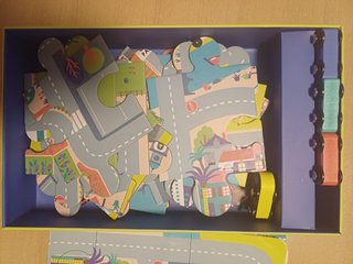 Puzzle Suelo Mi Circuito de Coches 25 Piezas