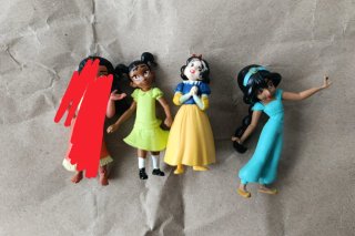Lote 3 Figuras Princesas Disney