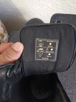 Botas de Piel Negras Talla 37
