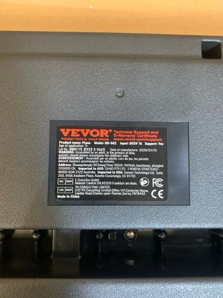 Piano Digital 61 Teclas Vevor BD-662