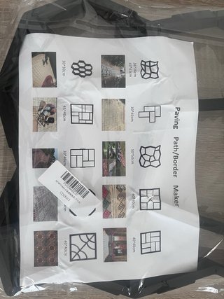 2 Moldes para Pavimento de Cemento