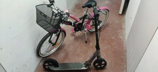 Bicicleta Infantil y Patinete