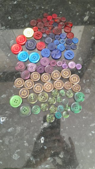 Lote de botones variados