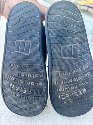 Zapatos Barefoot Mustang Azul Talla 29