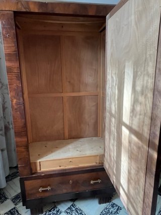 Armario Ropero Antiguo de Madera de raíz.