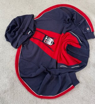 Sudadera FILA original con capucha, Y2K vintage