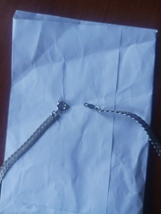 Collana catena piatta argento placcato oro
