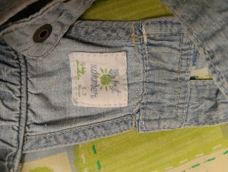 Peto Vaquero para Bebé 1-3 Meses