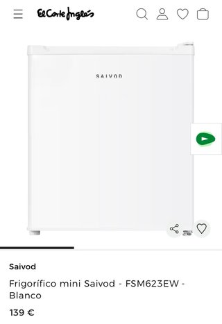 Mini Frigorífico Saivod 41L
