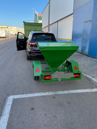 Remolque verde para tacos
