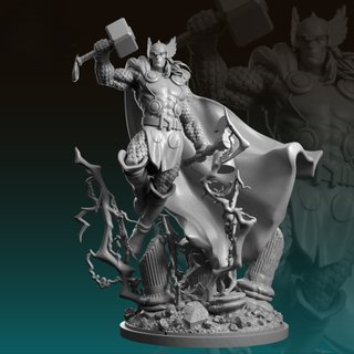 Miniaturas 3D de superhéroes – Marvel y DC