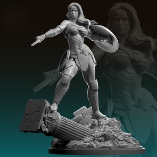 Miniaturas 3D de superhéroes – Marvel y DC