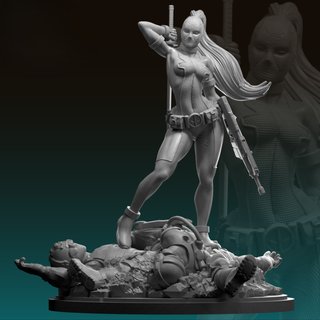 Miniaturas 3D de superhéroes – Marvel y DC