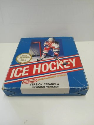 Ice Hockey (Nintendo NES) - caja pequen̈a
