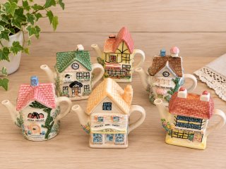 Set 6 Mini Teiere Casa Collezionabili