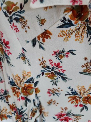 Blusa Zara Estampada Flores