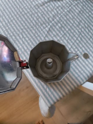 Cafetera Moka de Aluminio