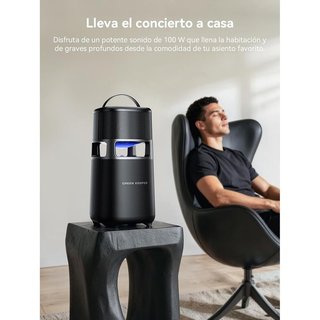 Altavoz Karoke 100W RMS 2 micrófonos UHF NUEVO