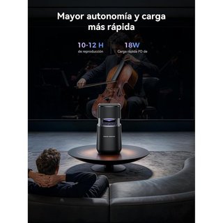 Altavoz Karoke 100W RMS 2 micrófonos UHF NUEVO
