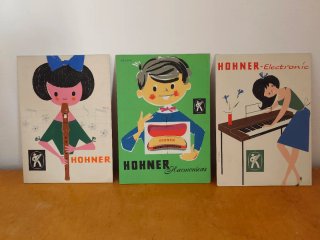 Carteles Publicitarios Vintage HOHNER 1950s/60s
