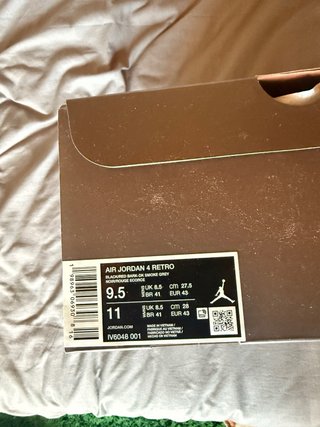 Nike Air Jordan 4 Retro Talla 44.5