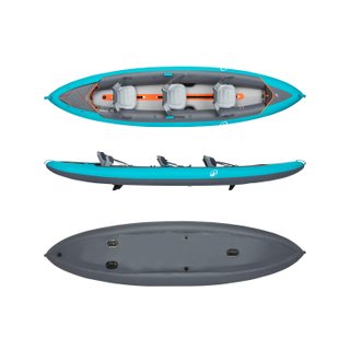 Canoa Kayak Hinchable Tribord 100+ Azul 2/3 Plazas