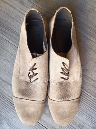 Zapatos ante beige Zara Man n. 43, como nuevos 15€