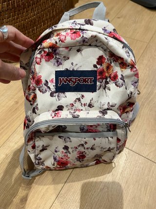 Mochila Jansport pequeña floral