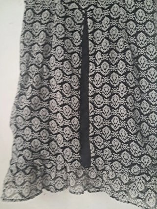 Vestido drapeado estampado barroco Green Coast