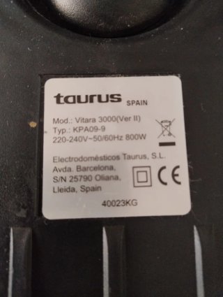 Aspiradora Taurus Vitara 3000
