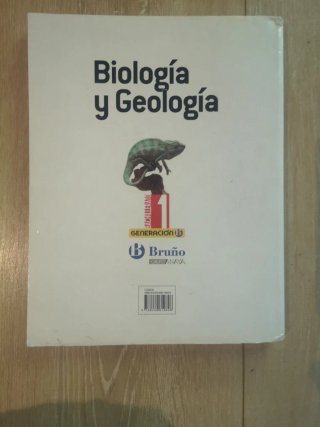 Biología y Geología, 1 Bachillerato