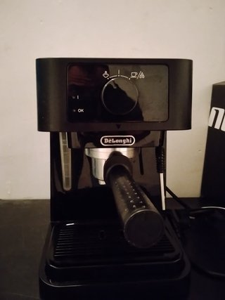 Cafetera DeLonghi Espresso Manual Negra