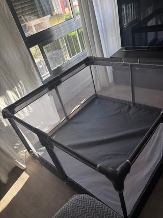 DONO Parque Infantil Plegable Gris