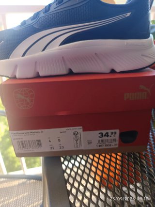 Botines Puma 37 Junior Negras Nuevas