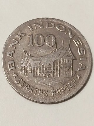 Moneda Indonesia 100 Rupiah