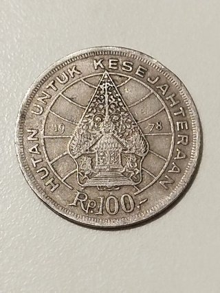 Moneda Indonesia 100 Rupiah