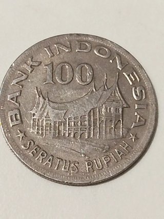 Moneda Indonesia 100 Rupiah
