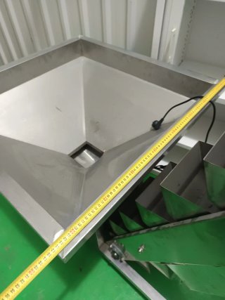 Cinta transportadora elevadora industrial