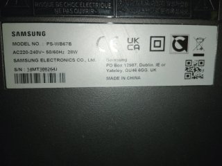Barra de Sonido Samsung HW-600B con Subwoofer