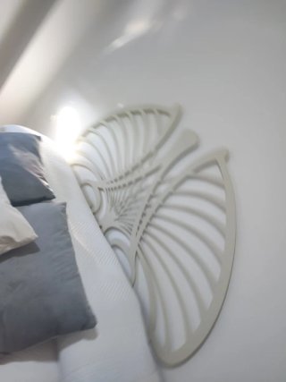 Cabecero de Cama de Forja Blanco