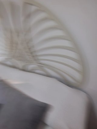Cabecero de Cama de Forja Blanco