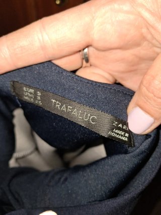 Vestido midi ajustado talla S de Zara