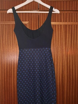 Vestido midi ajustado talla S de Zara