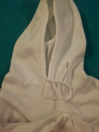 Sudadera Blanca con Capucha Los Angeles