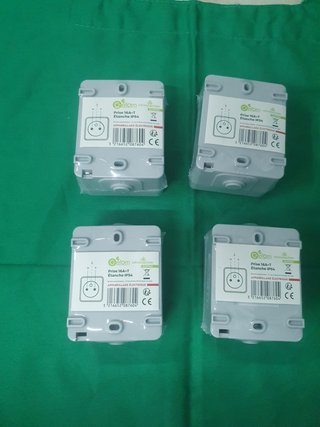 Set de 4 Bases de Enchufe Estancas